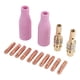 thumbnail image 3 of Kit de accesorios para pistola de soldar MIG, soplete de Plasma, copa protectora de cerámica, biela, punta de contacto para 15AK, 14 Uds., 3 of 9