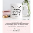 thumbnail image 3 of DARK LASHES BLACK SOUL Coffee Mug Funny Adult Quote Gift Idea for Female Friend Family Coworker's Birthday Christmas All Occasion Present 11oz Ceramic Beverage Tea Cup Digibuddha DM0555, 3 of 4