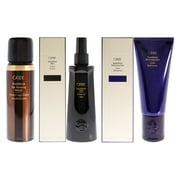Oribe Foundation Mist and Grandiose Hair Plumping Mousse and Supershine Moisturizing Cream 3 Pc Kit - 6.8oz Mist, 2.5oz Mousse, 5oz Cream