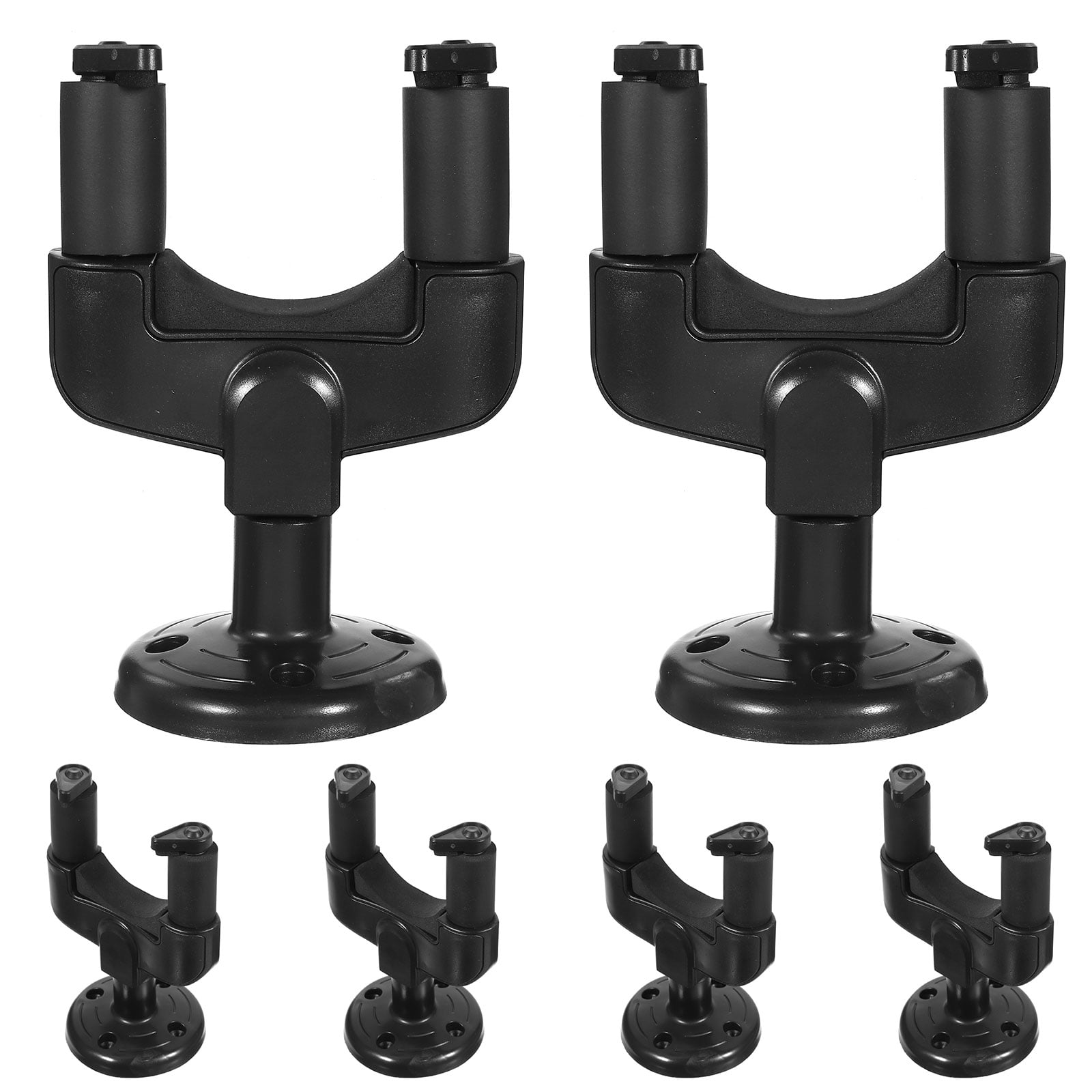STRANDCHIC 6- Mounted Guitar and Bass Display Brackets Holder for Secure Musical Instrument Storage