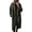 Army Green, variant on sicmoss Women's Red Double Breasted Wool Coat Notch Lapel Long Sleeve Long with Pockets Fall Winter