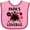 Pink and Fuchsia, variant on Inktastic Valentine's Day Papa's Lovebug Boys or Girls Baby Bib