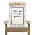 thumbnail image 5 of Excello Global Products EGP-HD-0304 Beach Chair Photo Frames, Hold 4"x6" Vertical Photos, Tabletop Picture Frames with Nautical Beach Theme, Home Decor, Rustic 4" x 6" Picture Frames, 5 of 5
