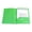 Green, variant on Plastic Folder with Pockets Heavy Duty Letter Size Plastic File Folder with Prongs Waterproof Durable Pocket Organizers for Paper Documents Office Wirting Drawing Art Daily Document Storage