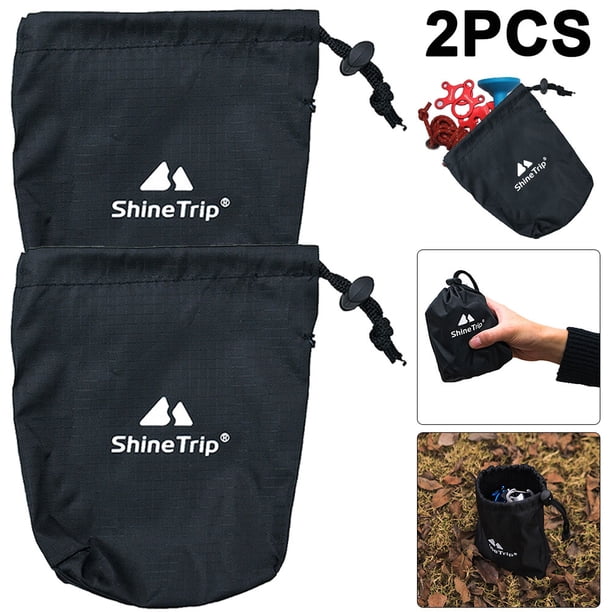 FLhrweasw Almacenamiento para Kits Senderismo Al Aire Libre Con Hebilla Cuerda Viento para Acampar Color 2 Uds.