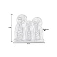 thumbnail image 2 of Alfresco Home Praying Family Fiberstone Garden Statue in Aged Moss Green, 2 of 2