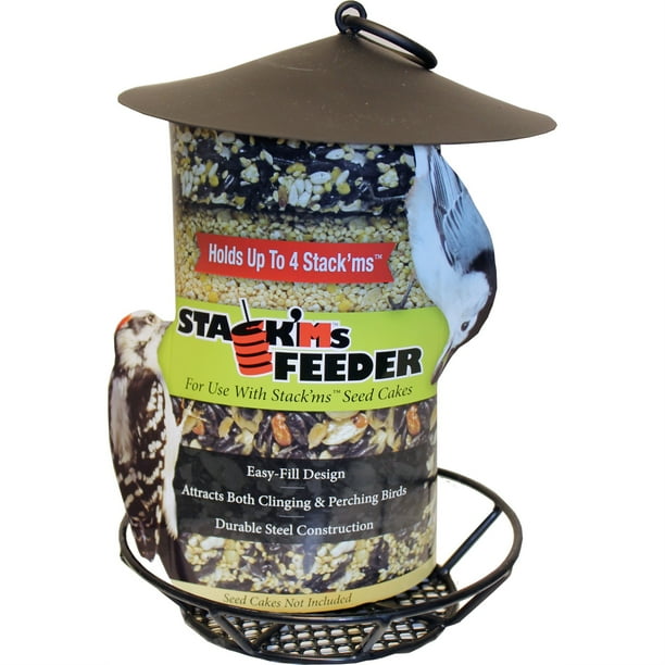 Heath Outdoor Products S62 Stack'Ms Seed Cake Feeder,black