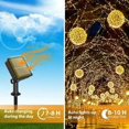 thumbnail image 2 of [Lote de 3] Guirlande Lumineuse Exterieure Solaire,12M 120LED Guirlande Solaire Exterieur 8 modos Étanche Fil Cuivre Guirlande Guinguette Solaire para decoración, 2 of 5