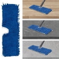 thumbnail image 3 of Blue Floor Mop with Microfiber Material for Multiple Floor Types, Featuring Lock Edge Design, High Water Absorption and Quick Drying, 3 of 9