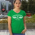 thumbnail image 4 of American Original Shelby Since 1962 Women's V-Neck T-shirt Cobra Wings Classic Muscle Car GT500 Mustang Powered by Ford Tee, 4 of 7