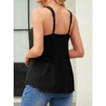 thumbnail image 5 of Sociala Women's Eyelet Camisole with Removable Padding S-3XL Flowy Cami Shirts, 5 of 5