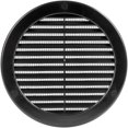 thumbnail image 1 of Cubierta de ventilación para plafón Vent Systems de plástico negro redonda de 15 cm, 1 of 8