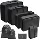thumbnail image 1 of Juego organizador de viaje de 8 piezas: ¡cubos de embalaje para un viaje eficiente! Bolsa ordenada para zapatos, 1 of 9