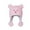 Pink, variant on QQAMB Toddler Kids Infant Winter Hat,Earflap Knit Warm Cap Fleece Lined Beanie for Baby Boys Girls