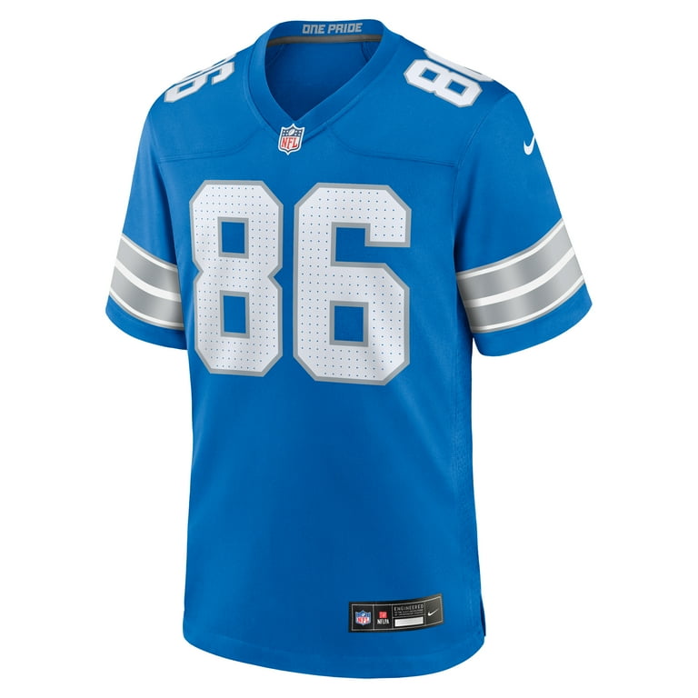 Men's Nike Sean McKeon Blue Detroit Lions Game Jersey