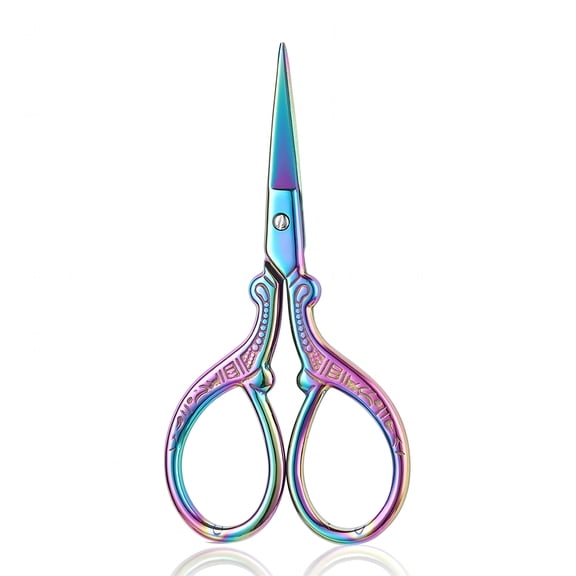 EXLEAF Cross Stitch Scissors 3.6 Inch Stainless Steel Sharp Tip Mini Scissors Shears for Needlework Threading Craft Art Work DIY Tools Sewing Embroidery Small Sewing Scissors