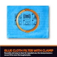 thumbnail image 6 of 2-Pack Universal Foam Filter , 2-Pack Cloth Filter & Clamp,Compatible with Hyper Tough 3-4 Gallon Wet/Dry Vac Buckethead Filter Replacement Bundle, 6 of 8