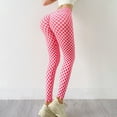 thumbnail image 2 of Sevpuikl Women Seamless Plaid Pattern Leggings Butt Lifting High Waist Yoga Running Jogging Workout Sport Pants, 2 of 5