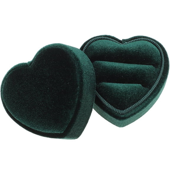 MRLESS Heart-Shaped Ring Box for Wedding Ceremony, Proposal, and Engagement Ring Storage