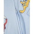thumbnail image 5 of Disney Mickey Mouse Baby Boys' 2-Pack Footed One-Piece Sleep N' Play Mickey Friends Blue, 5 of 5