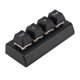 thumbnail image 4 of Teclado programable 4 teclas compatible con NKRO interruptor rojo Ctrl CV Enter Mini teclado mecánico para juegos Office Media negro, 4 of 5