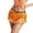 Orange, variant on Women's Tennis Skirts Summer Boho Fringe Skirt Sequin Tassel Belly Dance Scarf Party Belts For Women Girls Pink One Size