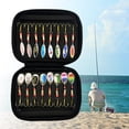 thumbnail image 6 of BIBABLYKE Fishing Spinner Hard Baits Spoon Fishing Lure with Storage Bag Artificial Baits Spinner Blinkers Fishing Part, 6 of 8