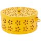 thumbnail image 1 of Nordic Retro Metal Hollow Floral Mosquito Coil Holder Garden Burner Mosquito Repellent Box(Yellow), 1 of 5