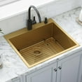 thumbnail image 7 of Ruvati 25 inch Drop-in Topmount Kitchen Sink Single Bowl, 7 of 7