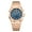 Rose Gold and Blue Face, variant on Men's Watch Calendar Men's Wristwatch Waterproof Sports Steel Band Quartz Watch Royal Oak Octagonal Watch Business Fashion Trend Wristwatch Men's Model