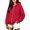 Red, variant on Zip Up Hoodie Women Casual Oversized Sweatshirt Lightweight Jacket | Womens Hoodies Long Sleeve Y2K Hooded Sweatshirt Women Fashion Zipper Fall Jackets With Pocket