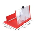 thumbnail image 2 of OULII mobile phone screen enlarger Screen Magnifier ABS Black Stand Bracket Design 1Pack, 2 of 3