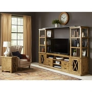 Jofran Telluride Rustic Distressed Pine Entertainment Center with 60" TV Console