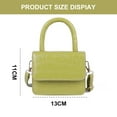 thumbnail image 2 of New fashion stone messenger bag Joker ladies portable small bag shoulder bag messenger bag - green, 2 of 5