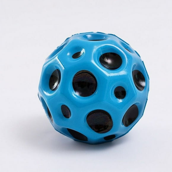 Extreme High Bouncing Space Balls, Cool Pop Bouncing Space Ball Rubber Bounce Ball Sensory Toy, Sport Training Ball For Indoor,blue