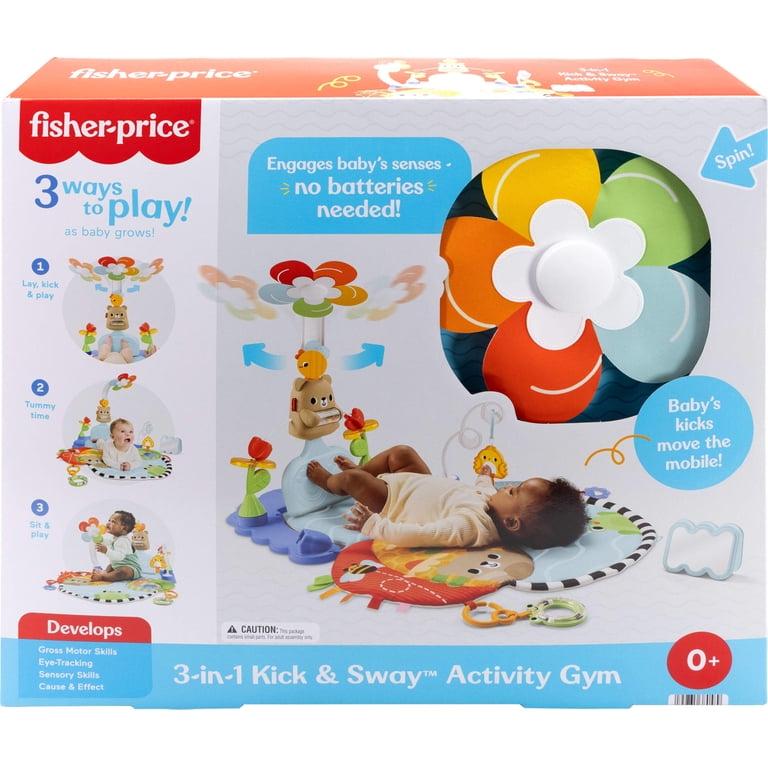 Fisher-Price 3-in-1 Kick & Sway Activity Gym, Multicolor photo 6