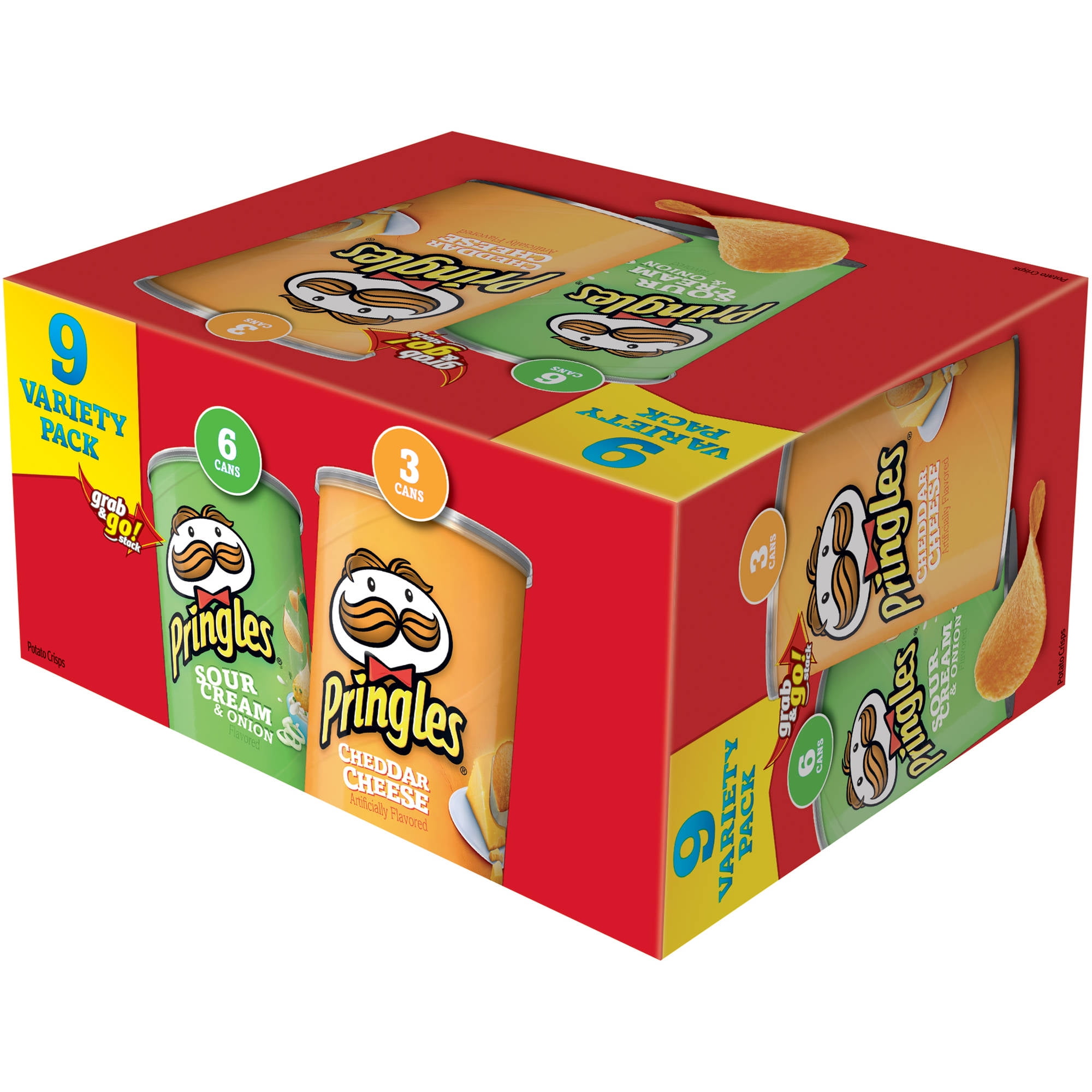 Pringles Snack Stacks! Variety Pack Potato Crisps Chips, 18 ct 13.3 oz ...
