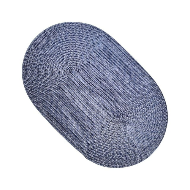 Juego de manteles individuales impermeables Yuarrent para comedor azul oscuro Type1 NO1
