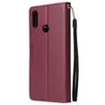 thumbnail image 3 of For Samsung A10S A20S Cellphone Cover Mobile Phone Shell Buckle Closure Cards Slots PU Leather Smart Shell with Wallet Overall Protection, 3 of 8