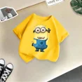 thumbnail image 5 of Ropa de verano para niños de Mi villano favorito, camiseta de algodón cómoda e informal para niños, camiseta de algodón para muñecas, Minions divertidos para niños y niñas, 5 of 5