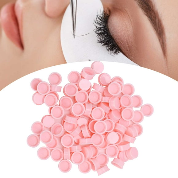 Tatuajes de Tinta Tinta, injerto de Pestañas anillos de Pegamento desechables Ajustables para extensiones de Pestañas, para extensiones de pestañas salones de pestañas