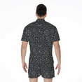 thumbnail image 2 of Bohemian Constellation Pattern Short Sleeve Men'S Rompers, Zodiac Horoscope Casual Summer Jumpsuits Outfit, 2 of 4