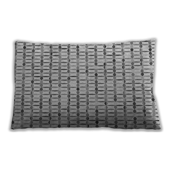 Ahgly Company Outdoor Rectangular Contemporary Lumbar Throw Pillow, 13 inch by 19 inch