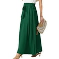 thumbnail image 2 of Cueply Skirts for Women Summer Long Maxi Skirt Elastic High Waist Tie Fashion Beach Dress with Pockets, 2 of 6