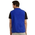 thumbnail image 4 of Men's Full-Zip Polar Fleece Vest, Royal Blue 2XL, 1 Count, 1 Pack, 4 of 7