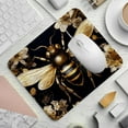 thumbnail image 2 of Bee Printed Square Gaming Mouse Pad, Non-Slip Rubber Bottom Mouse Mat for Office, 8.3x9.8 Inch, 2 of 6