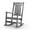 Gray, variant on YOUDENOVA Set of 1 Polywood HDPE Outdoor Rocking Chairs, High Back Rockers for Porch & Deck