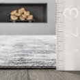 thumbnail image 3 of nuLOOM Alva SpinClean Faded Abstract Machine Washable Area Rug, 6' x 9', Alva Light Grey, 3 of 8