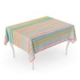 thumbnail image 1 of POGLIP Colorful Paint Abstract Watercolor Red Pattern Aqua Artistic Bright Tablecloth Table Desk Cover Home Party Decor 60x104 inch, 1 of 1