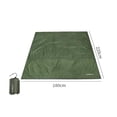 thumbnail image 2 of Lona impermeable para carpa, lona para hamaca, manta de picnic, protector de lluvia para acampar al aire libre, playa de arena, 2 of 5